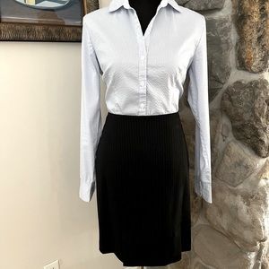 Nordstrom Halogen Pinstripe Pencil Skirt, size 4